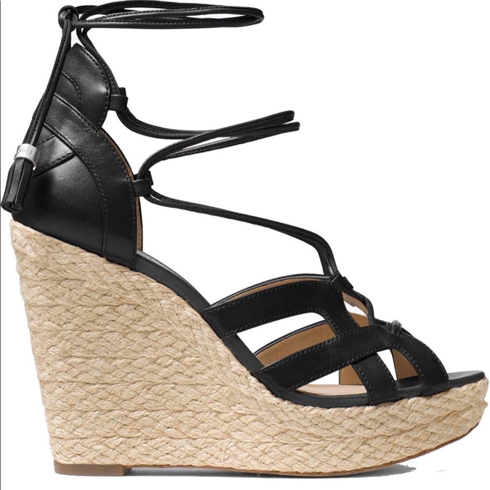 Michel Kors Mirabel Wedge- black